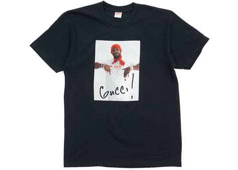 gucci スプリーム|supreme Gucci mane tee black.